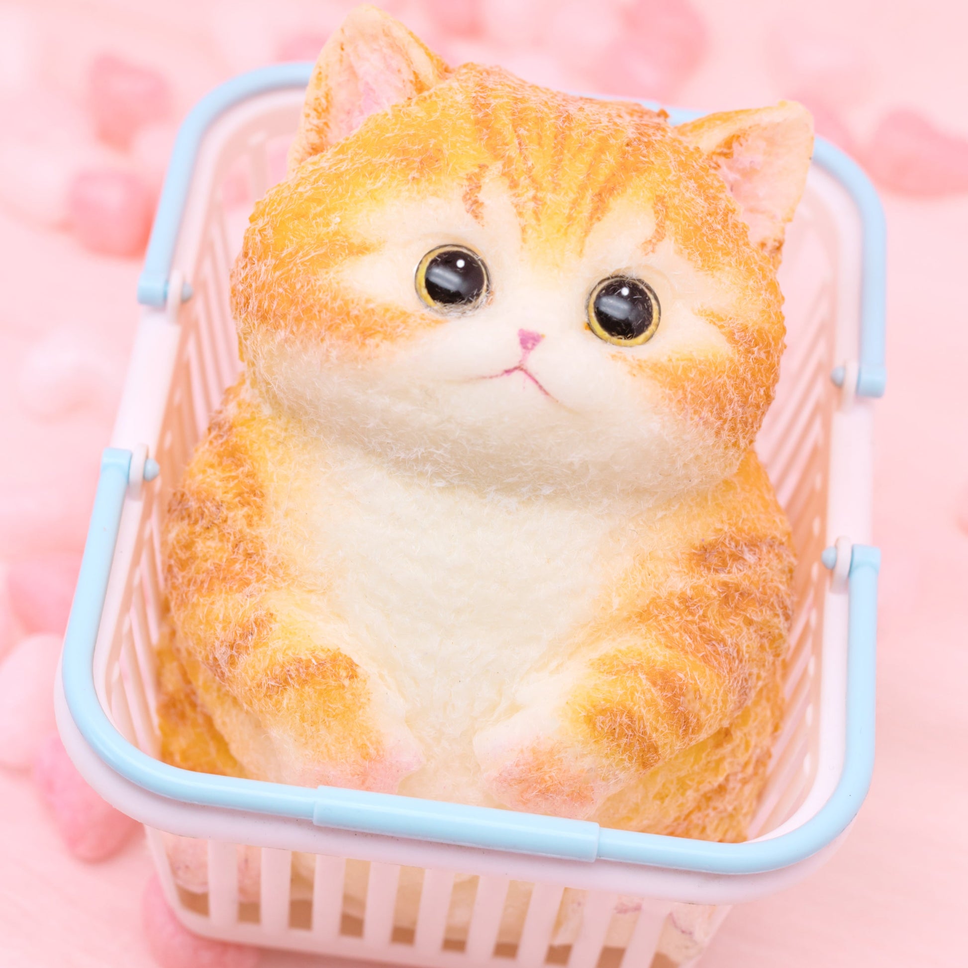 Adorable Goofy Ginger Cat Squishy Toy