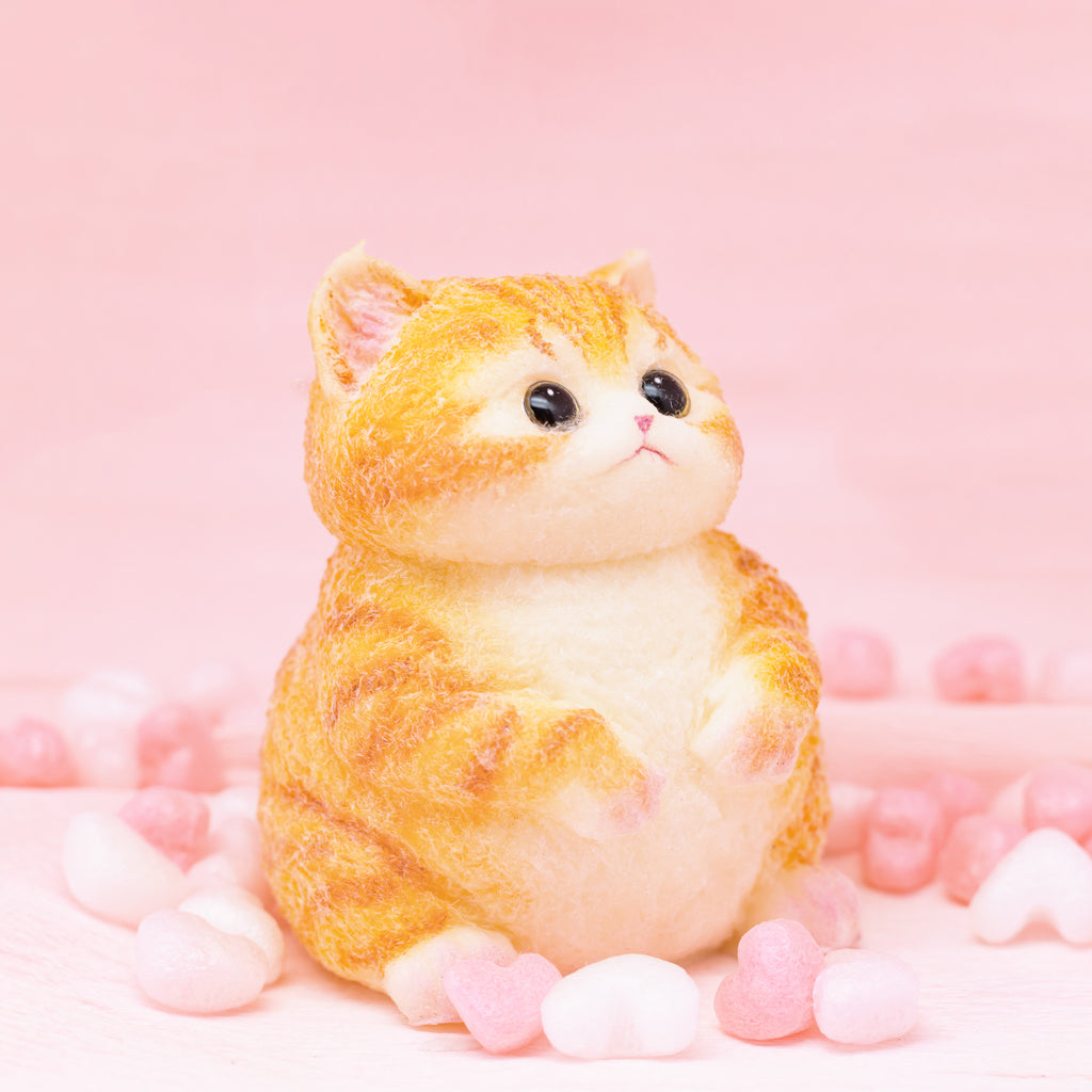 Adorable Goofy Ginger Cat Squishy Toy