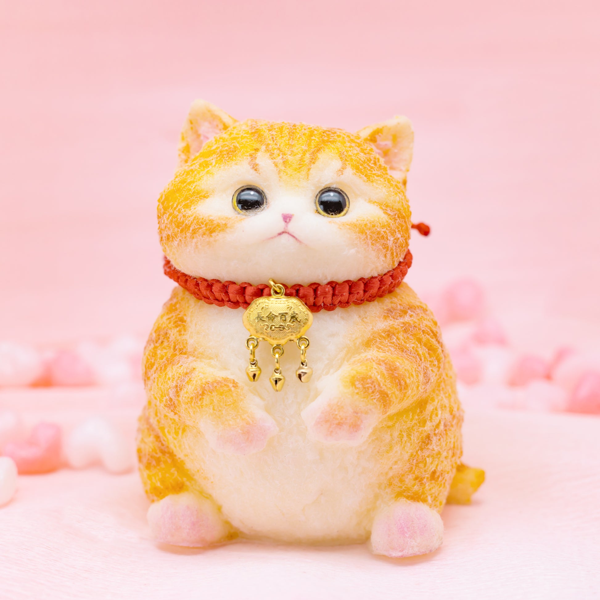 Adorable Goofy Ginger Cat Squishy Toy