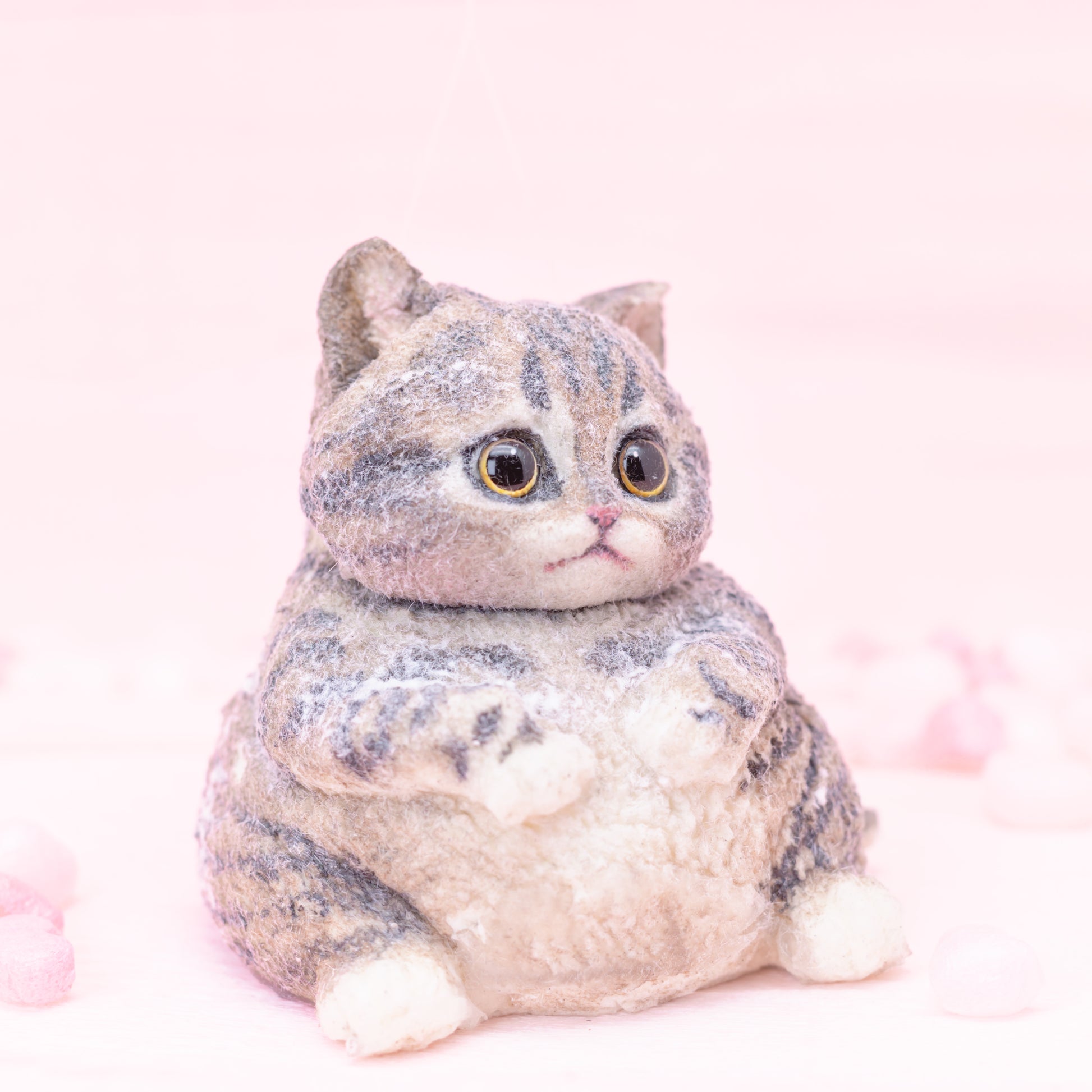 Chubby Brown Tabby Squishy Toy