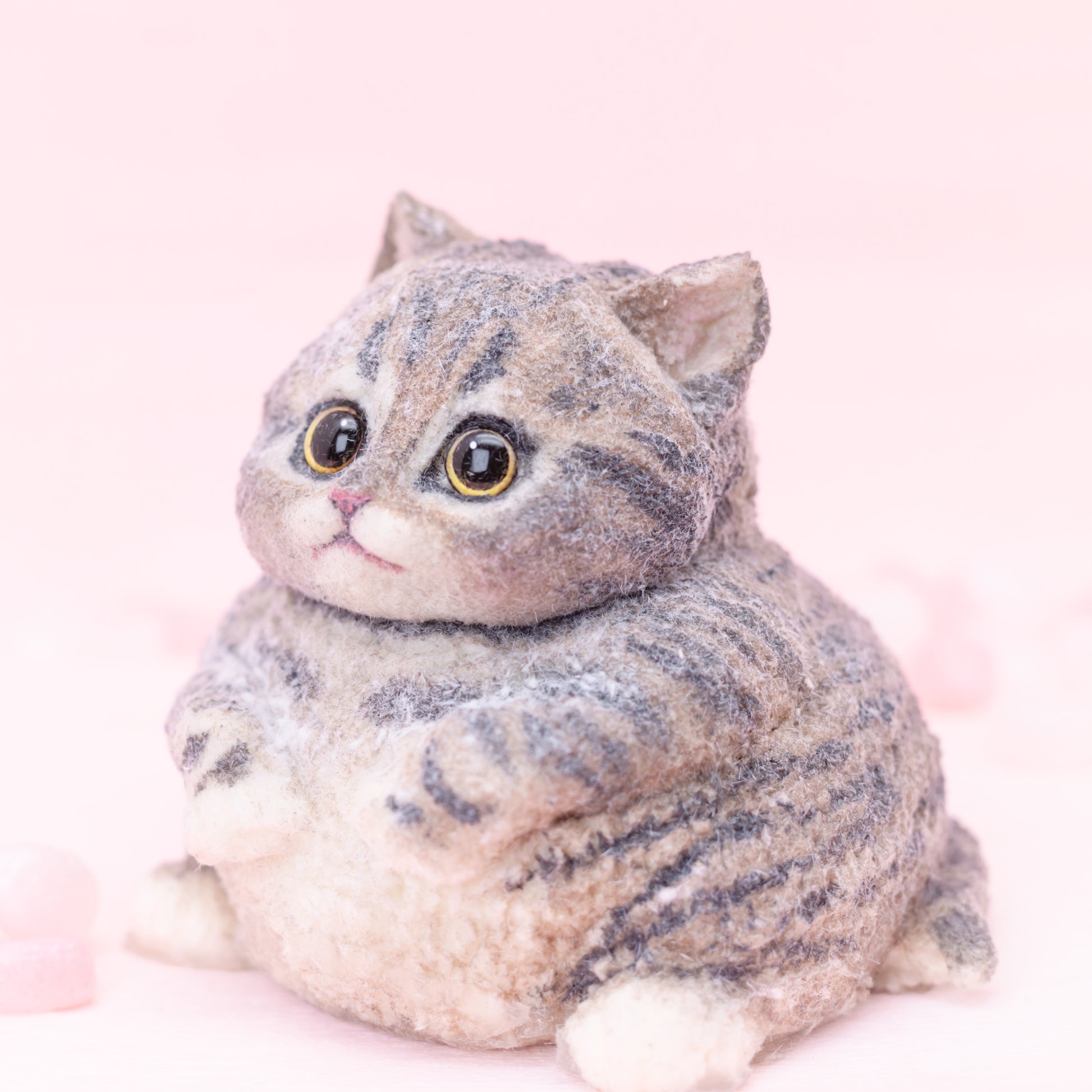 Chubby Brown Tabby Squishy Toy