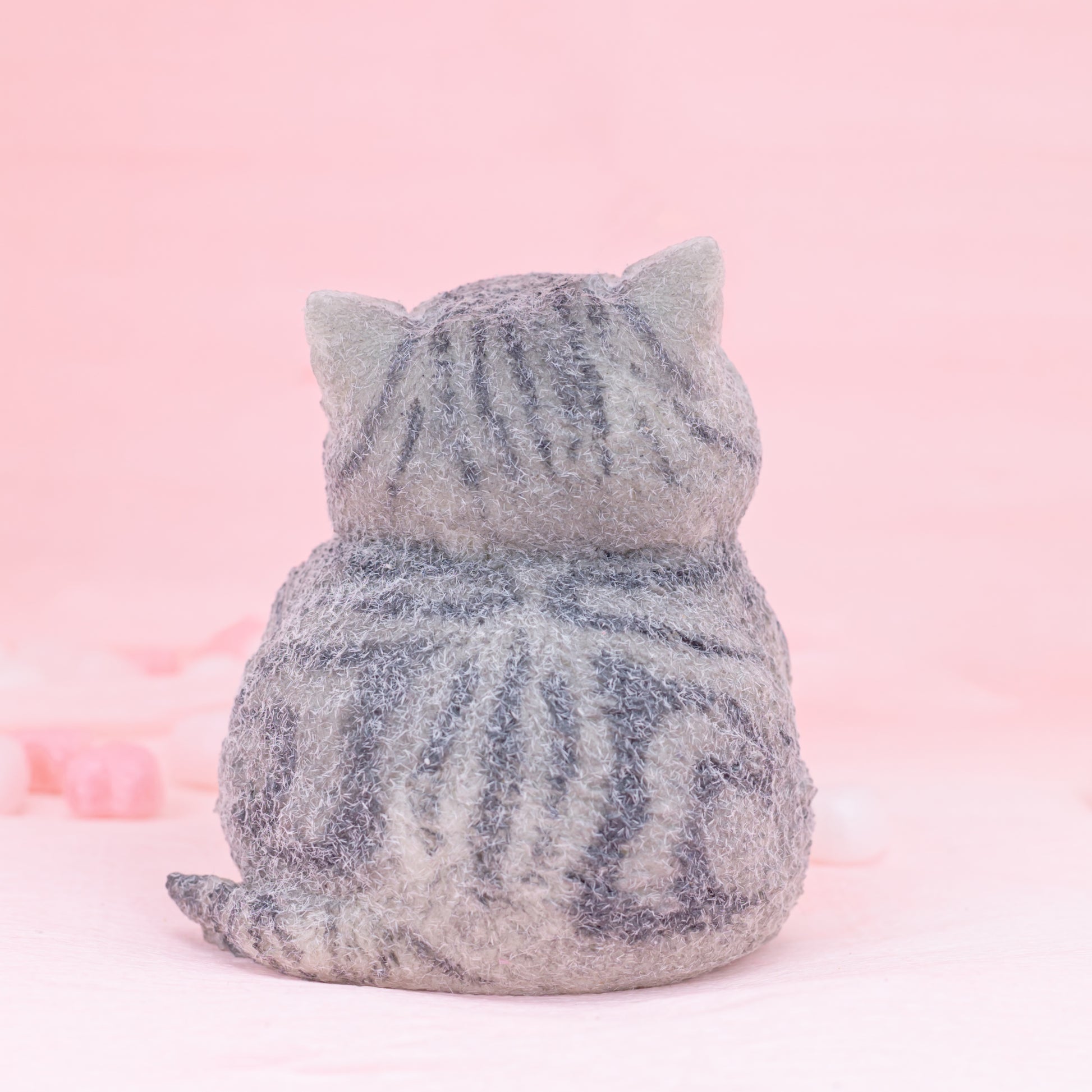 Fluffy Gray Tabby Squishy Toy