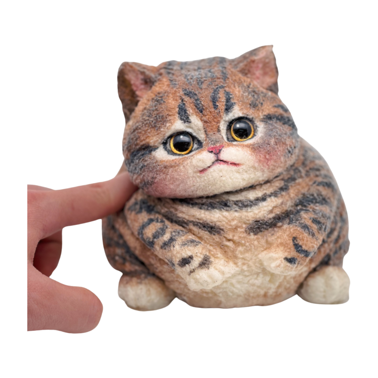 Chubby Brown Tabby Squishy Toy