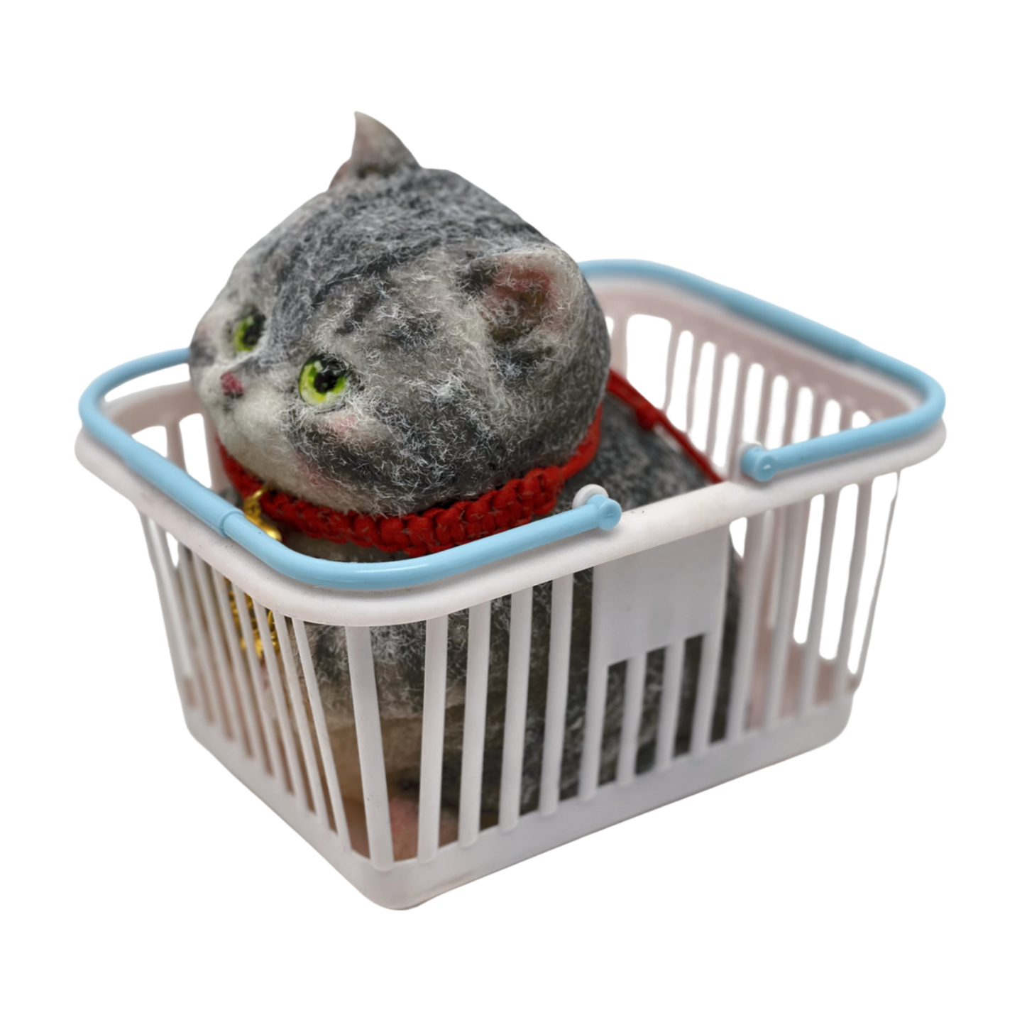 Fluffy Gray Tabby Squishy Toy