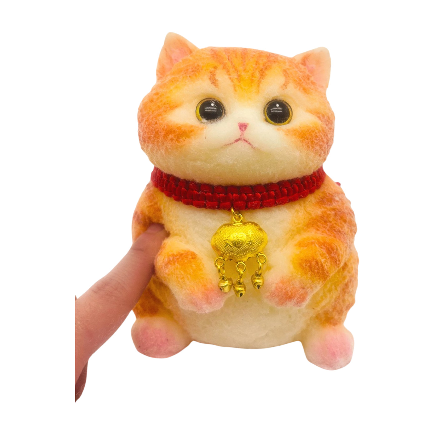 Adorable Goofy Ginger Cat Squishy Toy