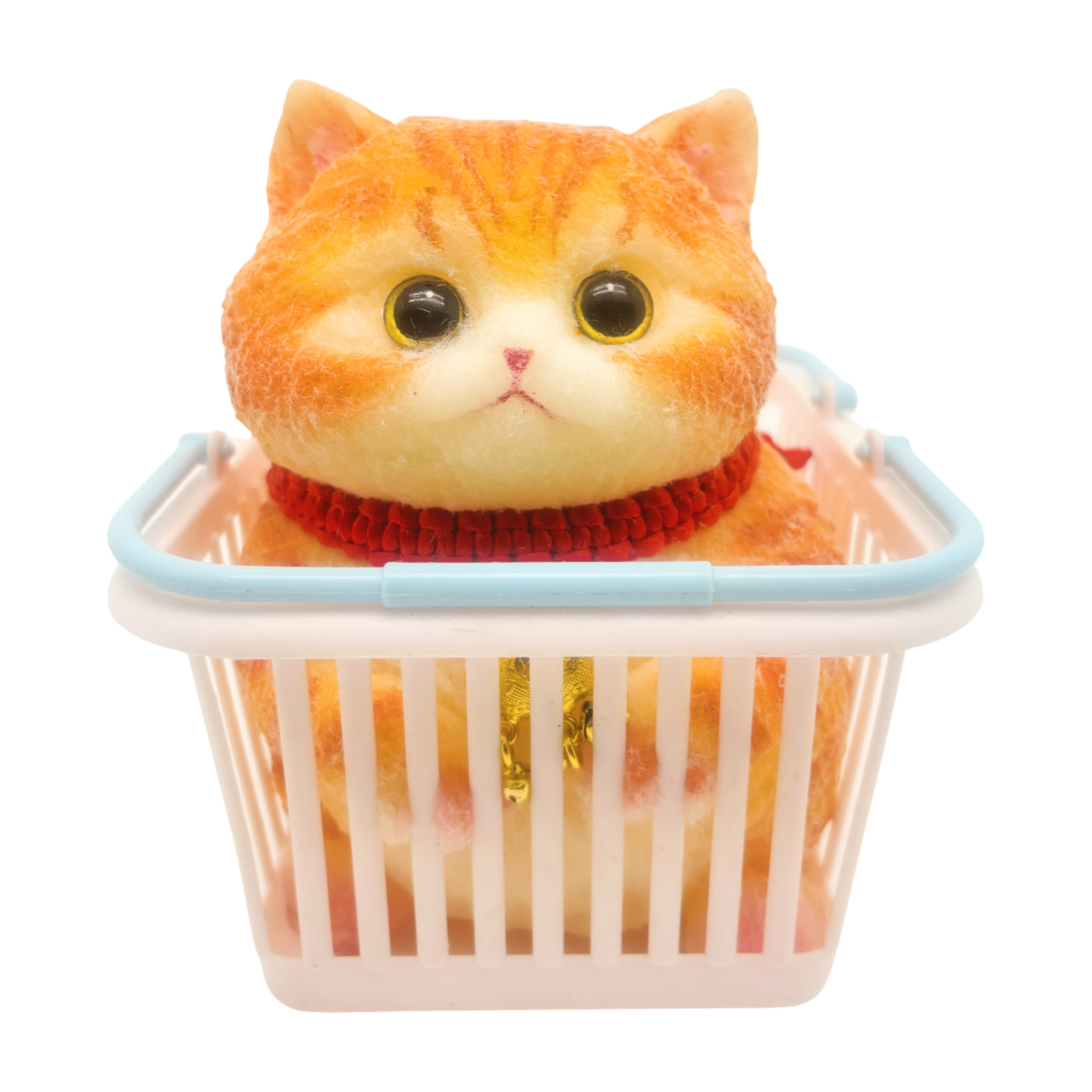 Adorable Goofy Ginger Cat Squishy Toy