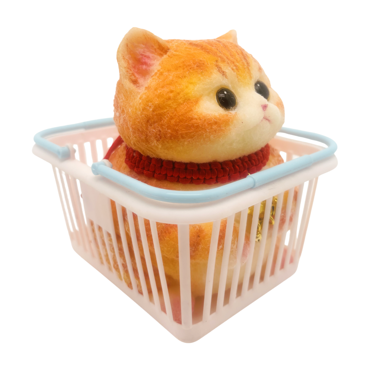 Adorable Goofy Ginger Cat Squishy Toy