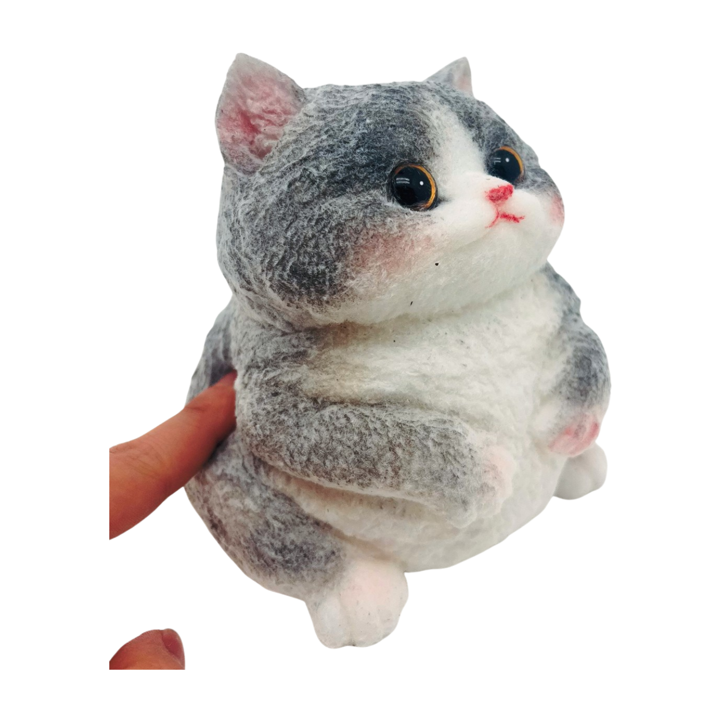 Blue and White British Shorthair Squishy Toy